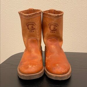 RARE Vintage 
Sz 7.5 D Chippewa USA
Western Cowboy Boots Men's  Leather